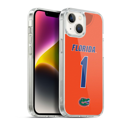 University Of Florida UF University of Florida Jersey Basketball Orange Soft Gel Case for Apple iPhone 14