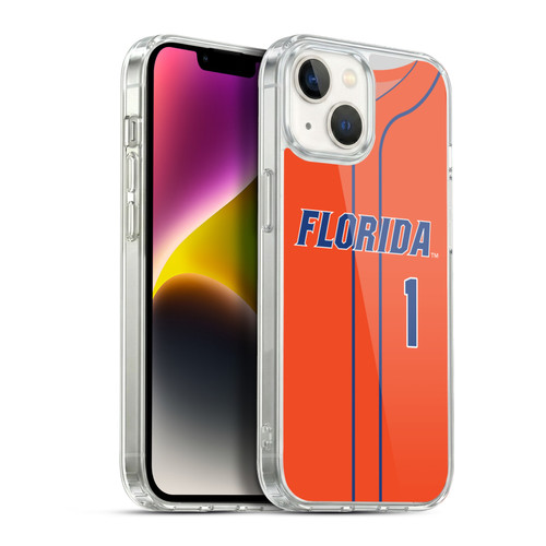 University Of Florida UF University of Florida Jersey Baseball Orange Soft Gel Case for Apple iPhone 14