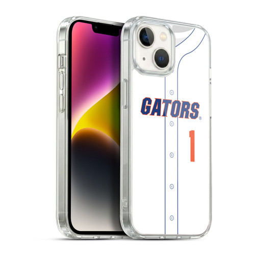 University Of Florida UF University of Florida Jersey Baseball White Soft Gel Case for Apple iPhone 14