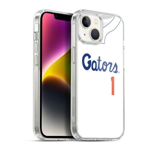 University Of Florida UF University of Florida Jersey Softball White Soft Gel Case for Apple iPhone 14