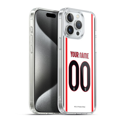 Custom Customised Personalised S.L. Benfica 2021/22 Kit Away Soft Gel Case for Apple iPhone 15 Pro Max & MagSafe