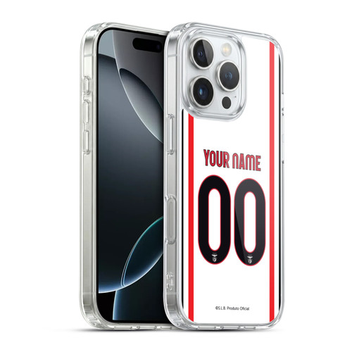 Custom Customised Personalised S.L. Benfica 2021/22 Kit Away Soft Gel Case for Apple iPhone 16 Pro & MagSafe