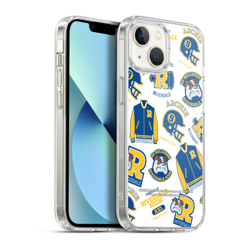 Riverdale Graphics 2 Bulldogs & Vixens Pattern Soft Gel Case for Apple iPhone 13