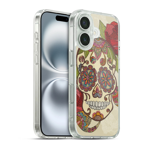 Valentina Bloom Sugar Skull Soft Gel Case for Apple iPhone 16 & MagSafe