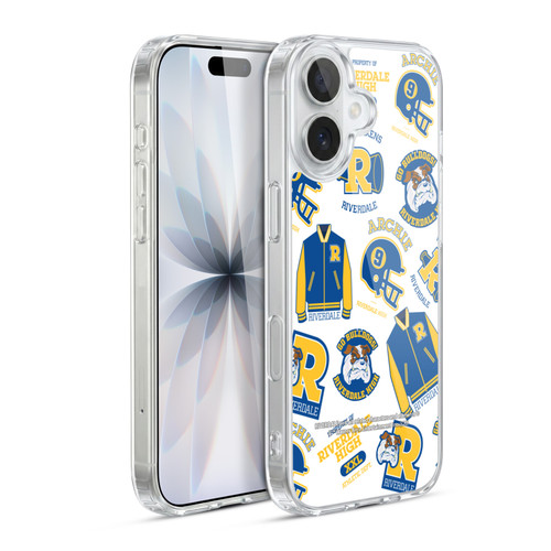 Riverdale Graphics 2 Bulldogs & Vixens Pattern Soft Gel Case for Apple iPhone 17