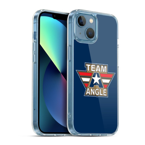 WWE Kurt Angle Logotype Soft Gel Case for Apple iPhone 13 Mini & MagSafe