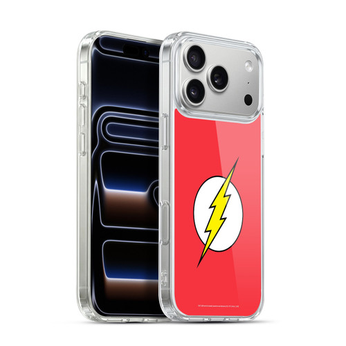 The Flash DC Comics Logo Plain Soft Gel Case for Apple iPhone 17 Pro Max
