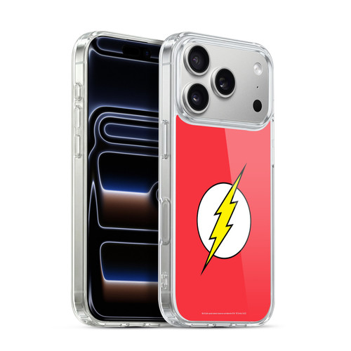 The Flash DC Comics Logo Plain Soft Gel Case for Apple iPhone 17 Pro