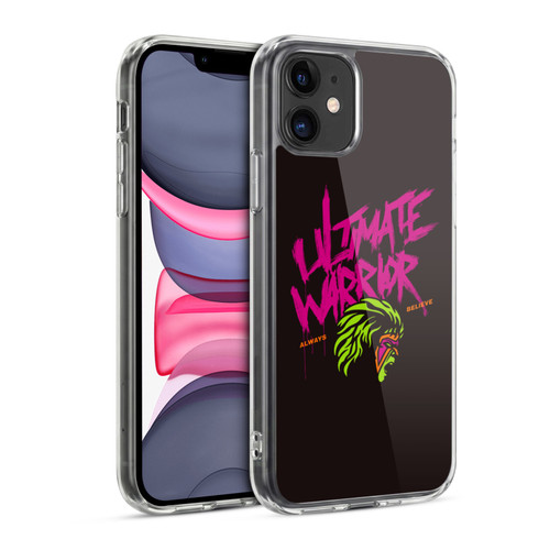 WWE Ultimate Warrior Always Believe Soft Gel Case for Apple iPhone 11