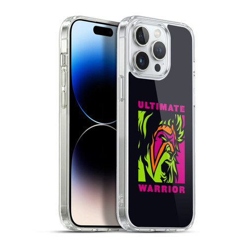 WWE Ultimate Warrior Illustrated Soft Gel Case for Apple iPhone 13 Pro Max & MagSafe