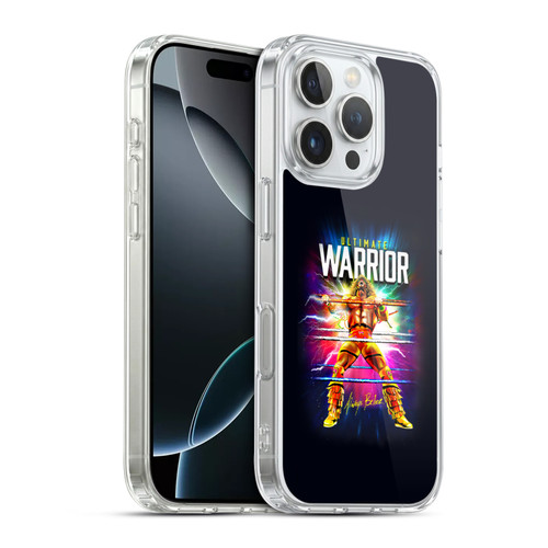 WWE Ultimate Warrior Retro Blast Soft Gel Case for Apple iPhone 16 Pro & MagSafe