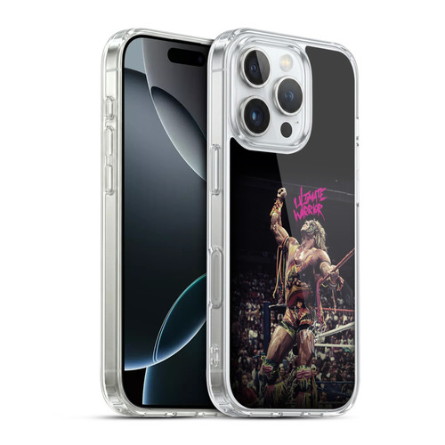 WWE Ultimate Warrior Rope Pose Soft Gel Case for Apple iPhone 16 Pro & MagSafe