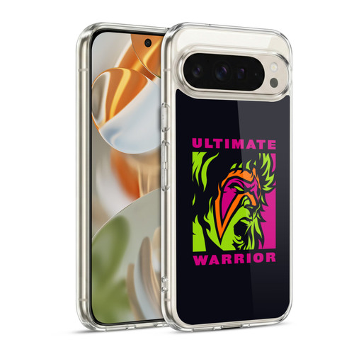 WWE Ultimate Warrior Illustrated Soft Gel Case for Google Pixel 9 / Pixel 9 Pro