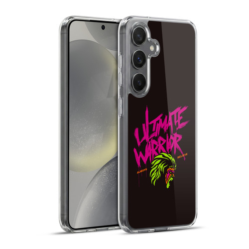 WWE Ultimate Warrior Always Believe Soft Gel Case for Samsung Galaxy S24+ 5G & MagSafe