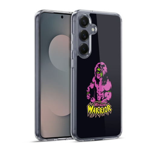 WWE Ultimate Warrior Half Body Illustrated Soft Gel Case for Samsung Galaxy S25+ & MagSafe
