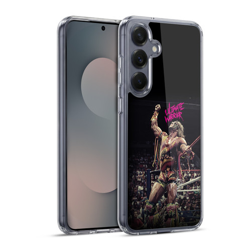 WWE Ultimate Warrior Rope Pose Soft Gel Case for Samsung Galaxy S25+ & MagSafe