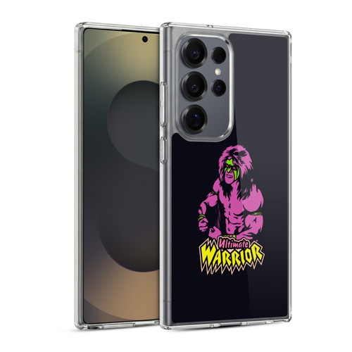 WWE Ultimate Warrior Half Body Illustrated Soft Gel Case for Samsung Galaxy S25 Ultra & MagSafe