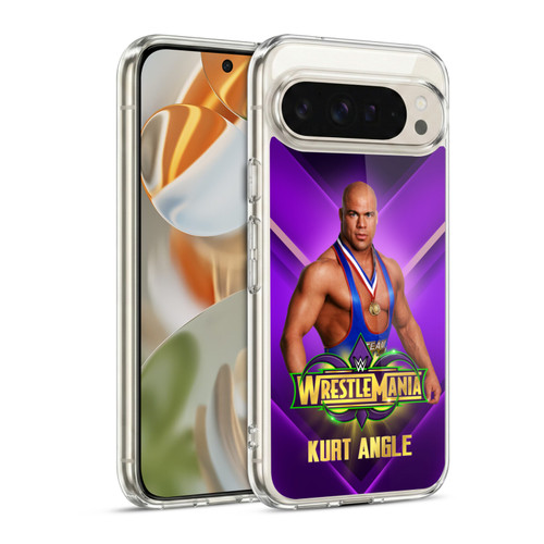 WWE Wrestlemania 34 Superstars Kurt Angle Soft Gel Case for Google Pixel 9 / Pixel 9 Pro