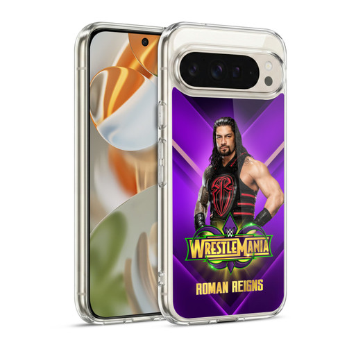 WWE Wrestlemania 34 Superstars Roman Reigns Soft Gel Case for Google Pixel 9 / Pixel 9 Pro