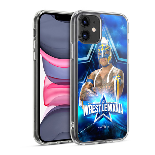 WWE Wrestlemania 38 Superstars Rey Mysterio Soft Gel Case for Apple iPhone 11