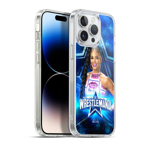 WWE Wrestlemania 38 Superstars Bianca Belair Soft Gel Case for Apple iPhone 13 Pro Max & MagSafe