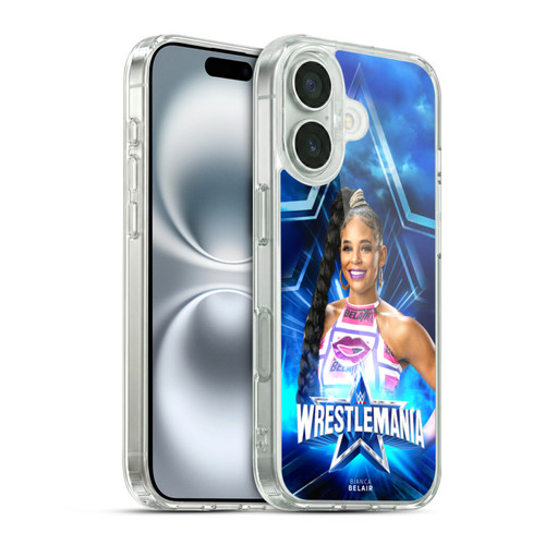 WWE Wrestlemania 38 Superstars Bianca Belair Soft Gel Case for Apple iPhone 16 & MagSafe