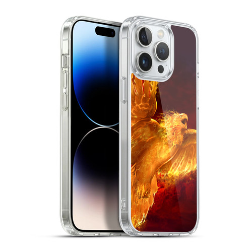Tom Wood Fire Creatures Phoenix Soft Gel Case for Apple iPhone 13 Pro Max & MagSafe