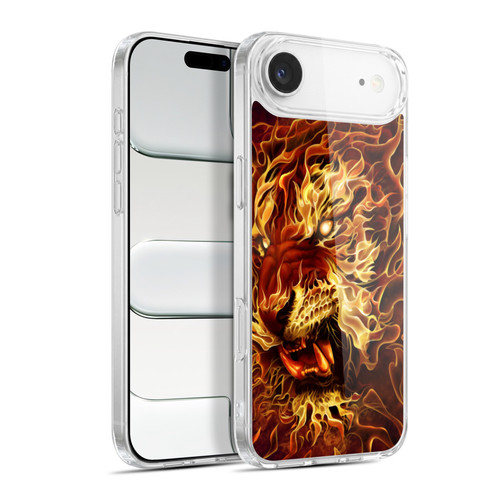 Tom Wood Fire Creatures Tiger Soft Gel Case for Apple iPhone 17 Air