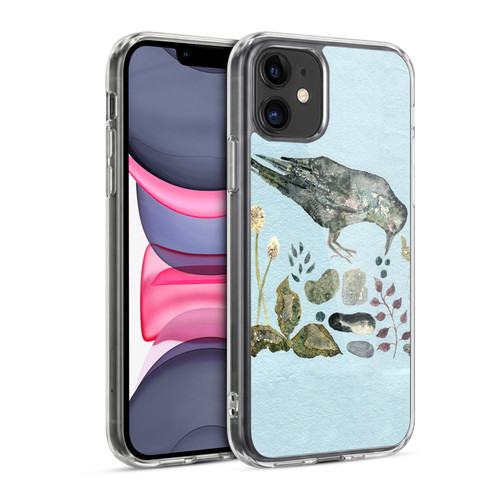 Wyanne Birds Fallen Blueberries Soft Gel Case for Apple iPhone 11