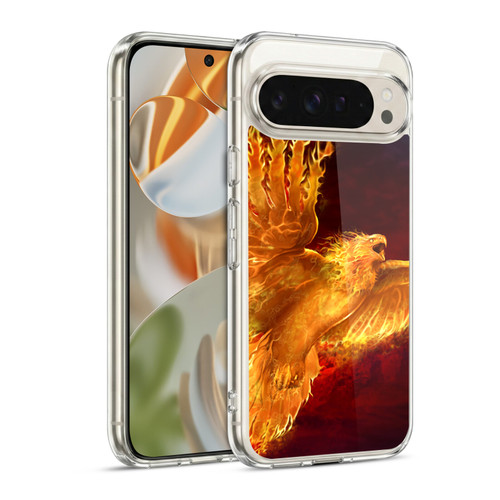 Tom Wood Fire Creatures Phoenix Soft Gel Case for Google Pixel 9 / Pixel 9 Pro