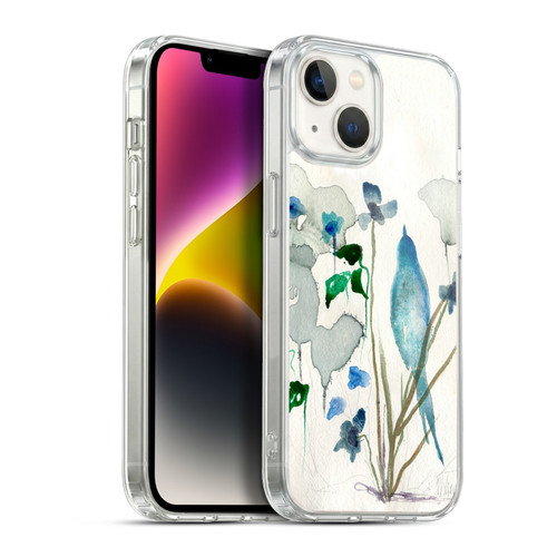 Wyanne Birds Bluebird Raindrops Soft Gel Case for Apple iPhone 14