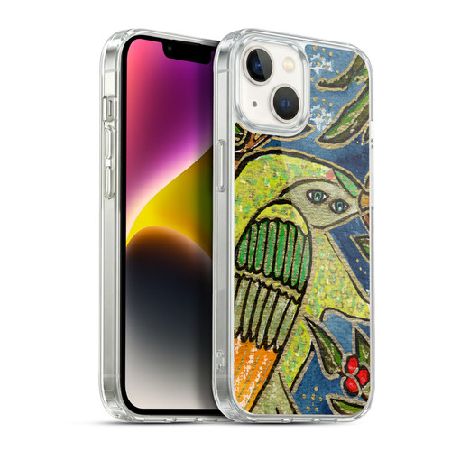 Wyanne Birds Cherry Soft Gel Case for Apple iPhone 14