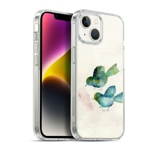Wyanne Birds Seed Soft Gel Case for Apple iPhone 14