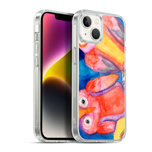 Wyanne Birds Pair of Owls Soft Gel Case for Apple iPhone 14 Plus & MagSafe