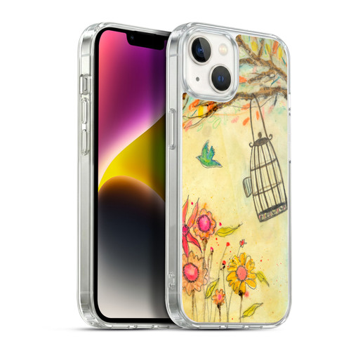 Wyanne Birds Free To Be Soft Gel Case for Apple iPhone 14 Plus & MagSafe