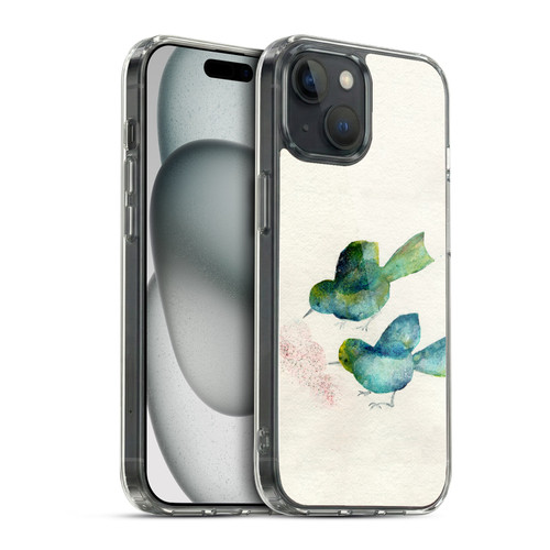 Wyanne Birds Seed Soft Gel Case for Apple iPhone 15 & MagSafe