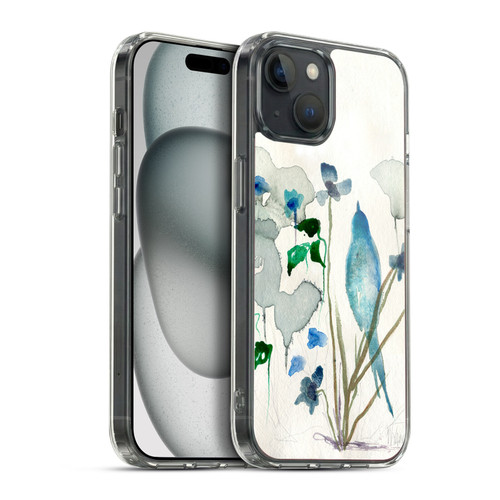 Wyanne Birds Bluebird Raindrops Soft Gel Case for Apple iPhone 15 Plus & MagSafe
