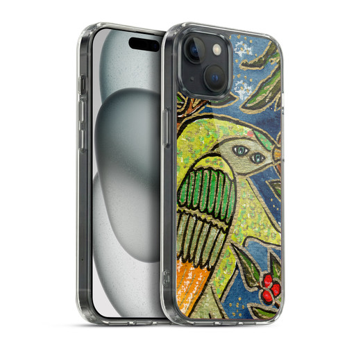 Wyanne Birds Cherry Soft Gel Case for Apple iPhone 15 Plus & MagSafe