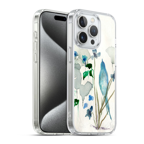 Wyanne Birds Bluebird Raindrops Soft Gel Case for Apple iPhone 15 Pro & MagSafe