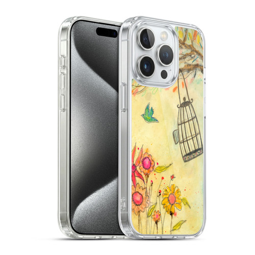 Wyanne Birds Free To Be Soft Gel Case for Apple iPhone 15 Pro & MagSafe