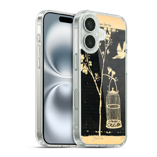 Wyanne Birds Believe Gocco Print Soft Gel Case for Apple iPhone 16 & MagSafe