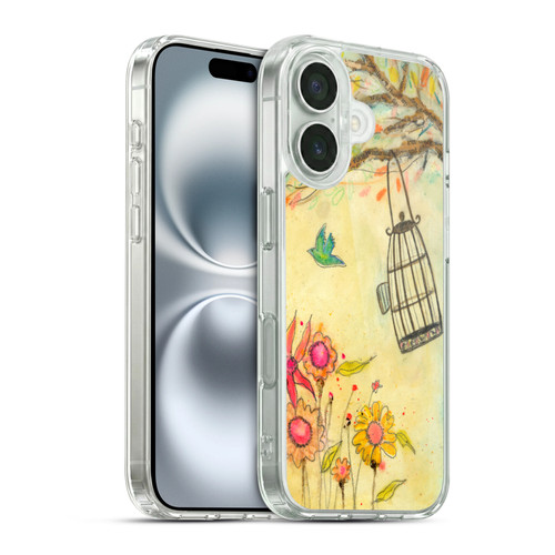 Wyanne Birds Free To Be Soft Gel Case for Apple iPhone 16 & MagSafe