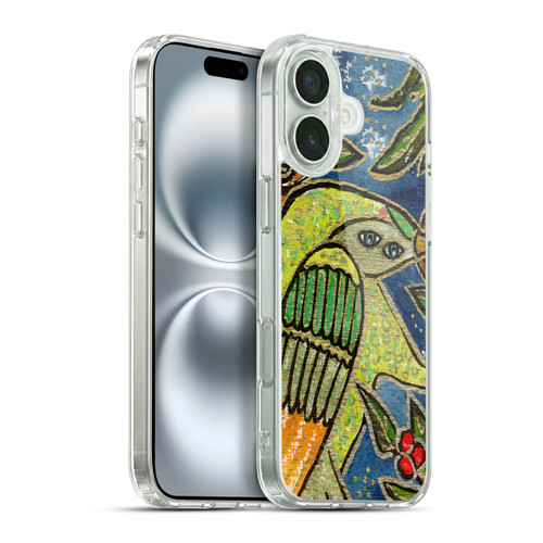 Wyanne Birds Cherry Soft Gel Case for Apple iPhone 16 Plus & MagSafe