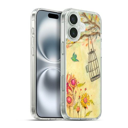 Wyanne Birds Free To Be Soft Gel Case for Apple iPhone 16 Plus & MagSafe