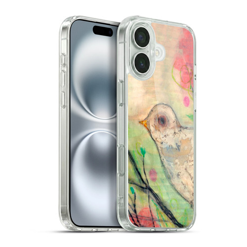 Wyanne Birds Bird on Branch Soft Gel Case for Apple iPhone 16 Plus & MagSafe