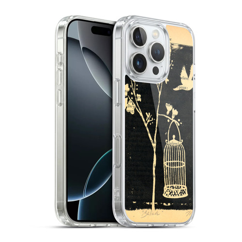 Wyanne Birds Believe Gocco Print Soft Gel Case for Apple iPhone 16 Pro & MagSafe