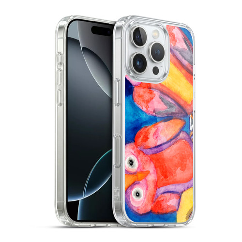 Wyanne Birds Pair of Owls Soft Gel Case for Apple iPhone 16 Pro & MagSafe