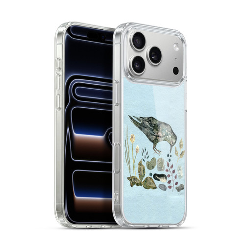 Wyanne Birds Fallen Blueberries Soft Gel Case for Apple iPhone 17 Pro Max