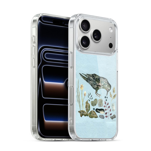 Wyanne Birds Fallen Blueberries Soft Gel Case for Apple iPhone 17 Pro