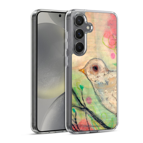 Wyanne Birds Bird on Branch Soft Gel Case for Samsung Galaxy S24 5G & MagSafe